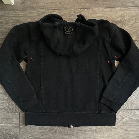 Lululemon black red Zip up hoodie jacket size small - Picture 2 of 15